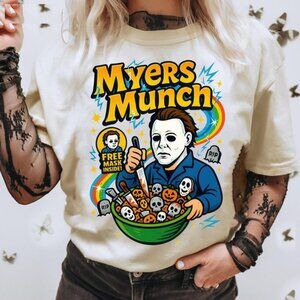 Michael Myers Munch Shirt Funny Halloween Tee Horror Slasher T-Shirt